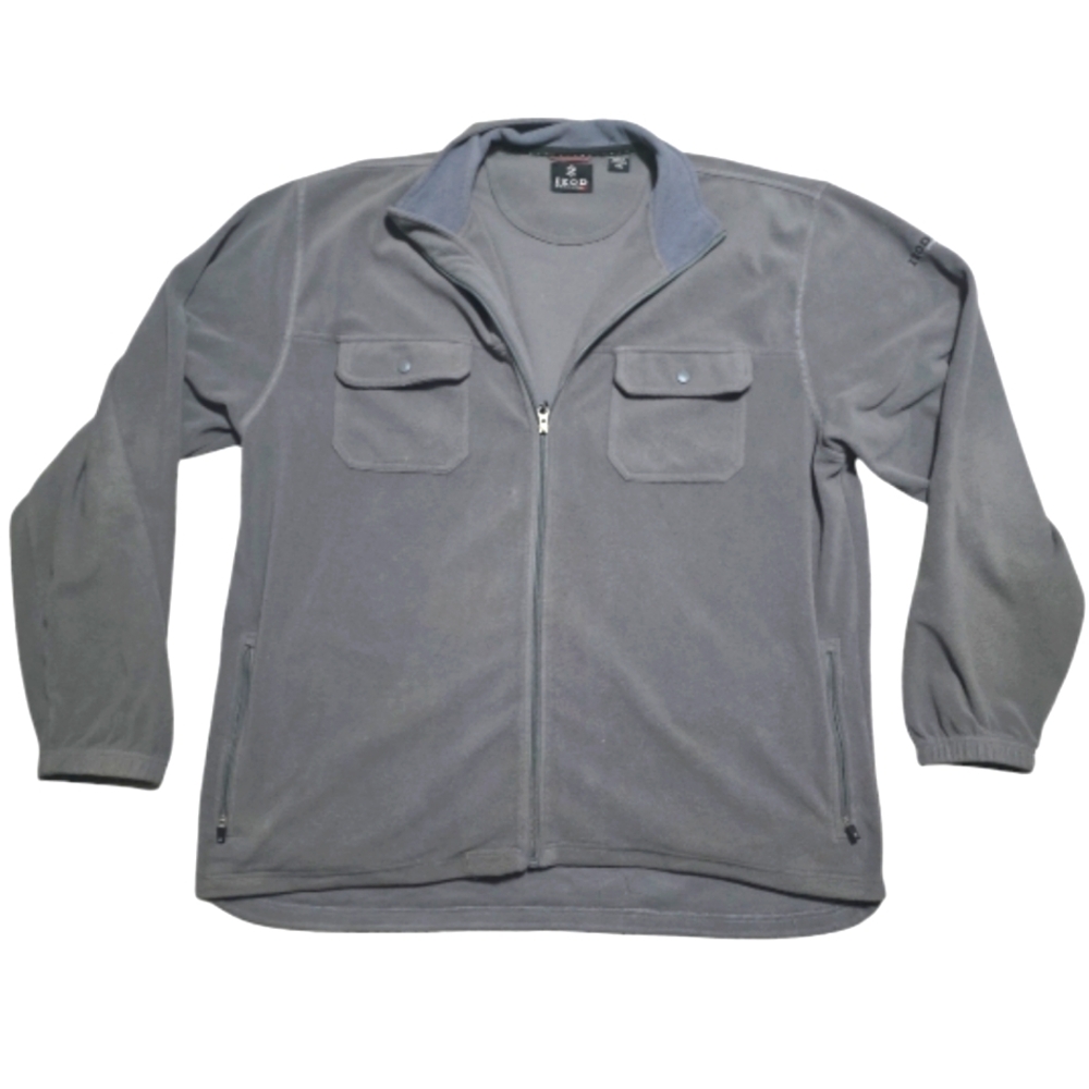 Zodiac Men's PerformX Gray Fleece fmFull Zip Up Jacket Size XXL